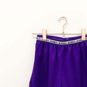 PURPLE SOCCER ATHLETIC SHORTS